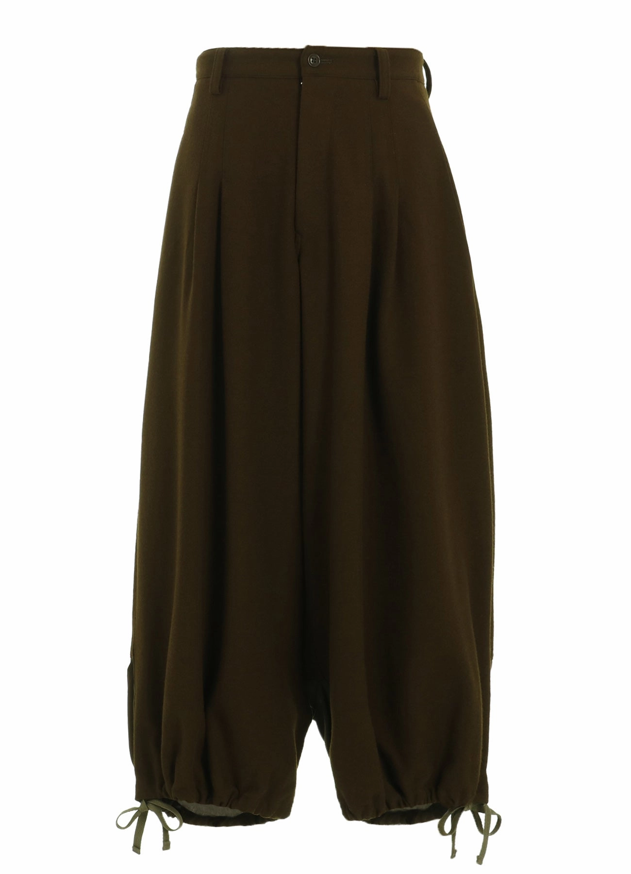 WOOL FLANNEL BALLOON PANTS Soft Lining