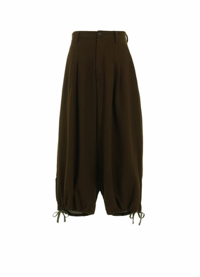 NonRestrictiveCut WOOL FLANNEL BALLOON PANTS