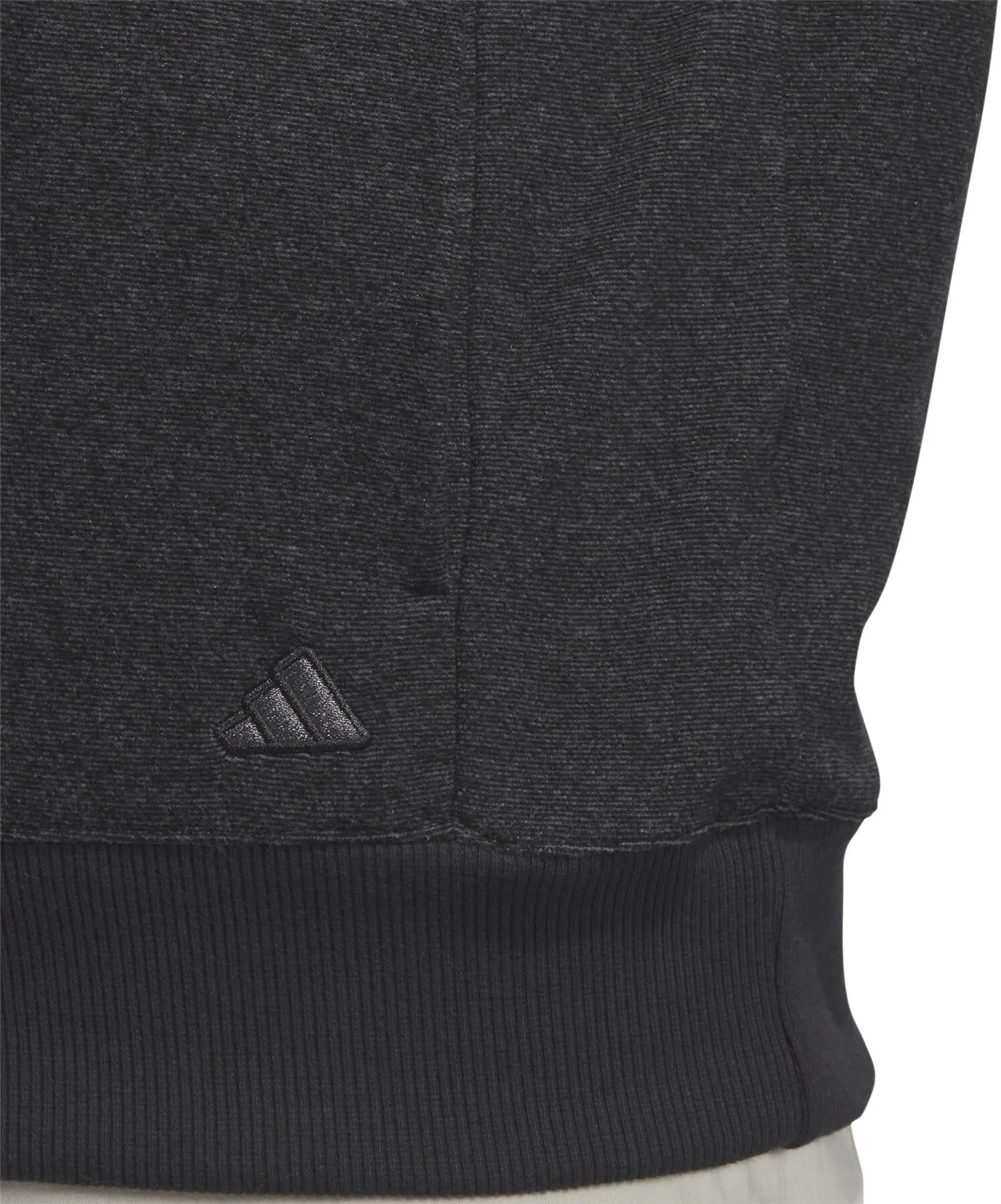 adidas Go To Quarter Zip Long Sleeve Mens Golf Hoody - Black Antelope like Street Sense