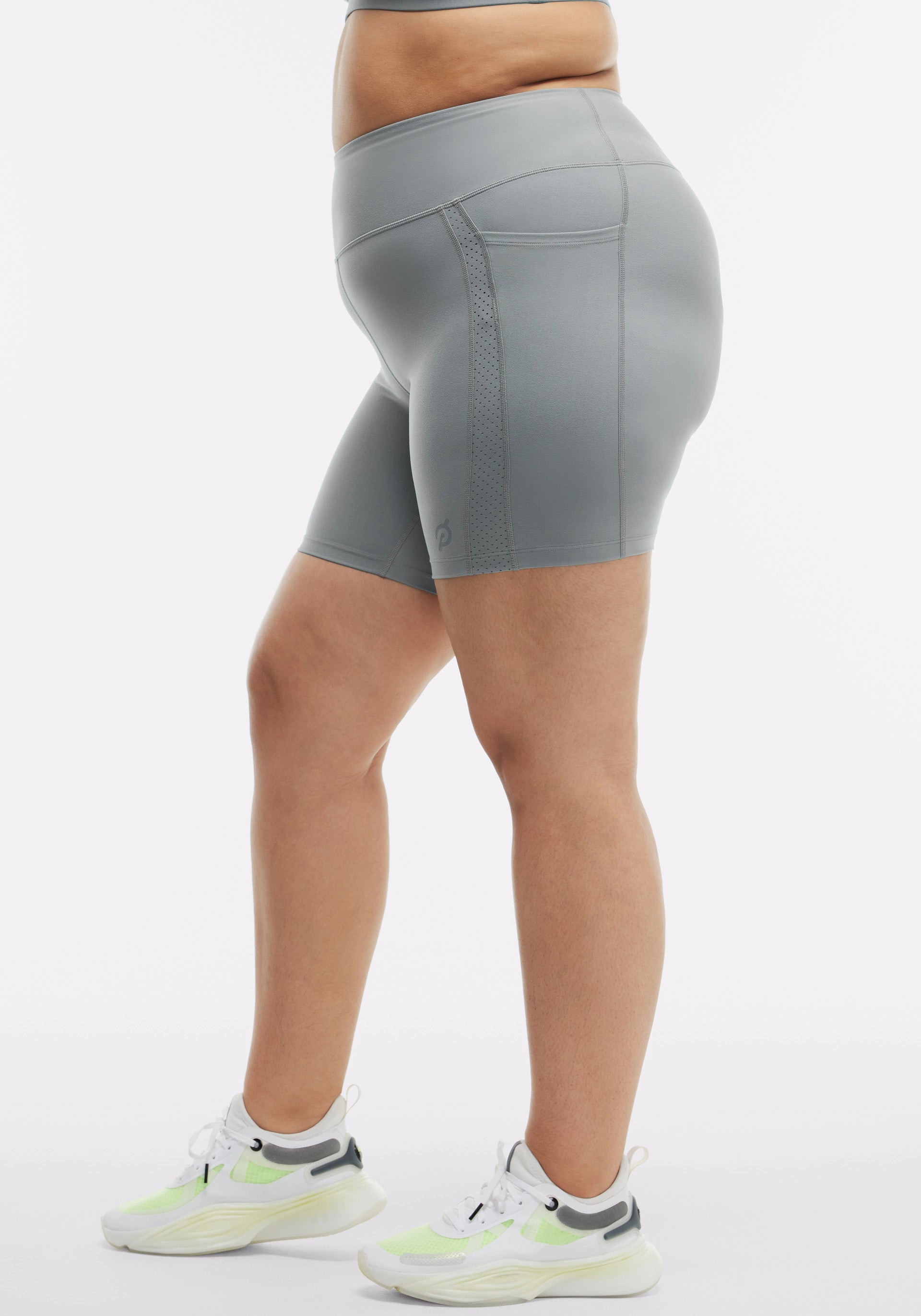 Easy Care Material Static Resistant Fibers Cadent 7" Laser Perforated Bike Short