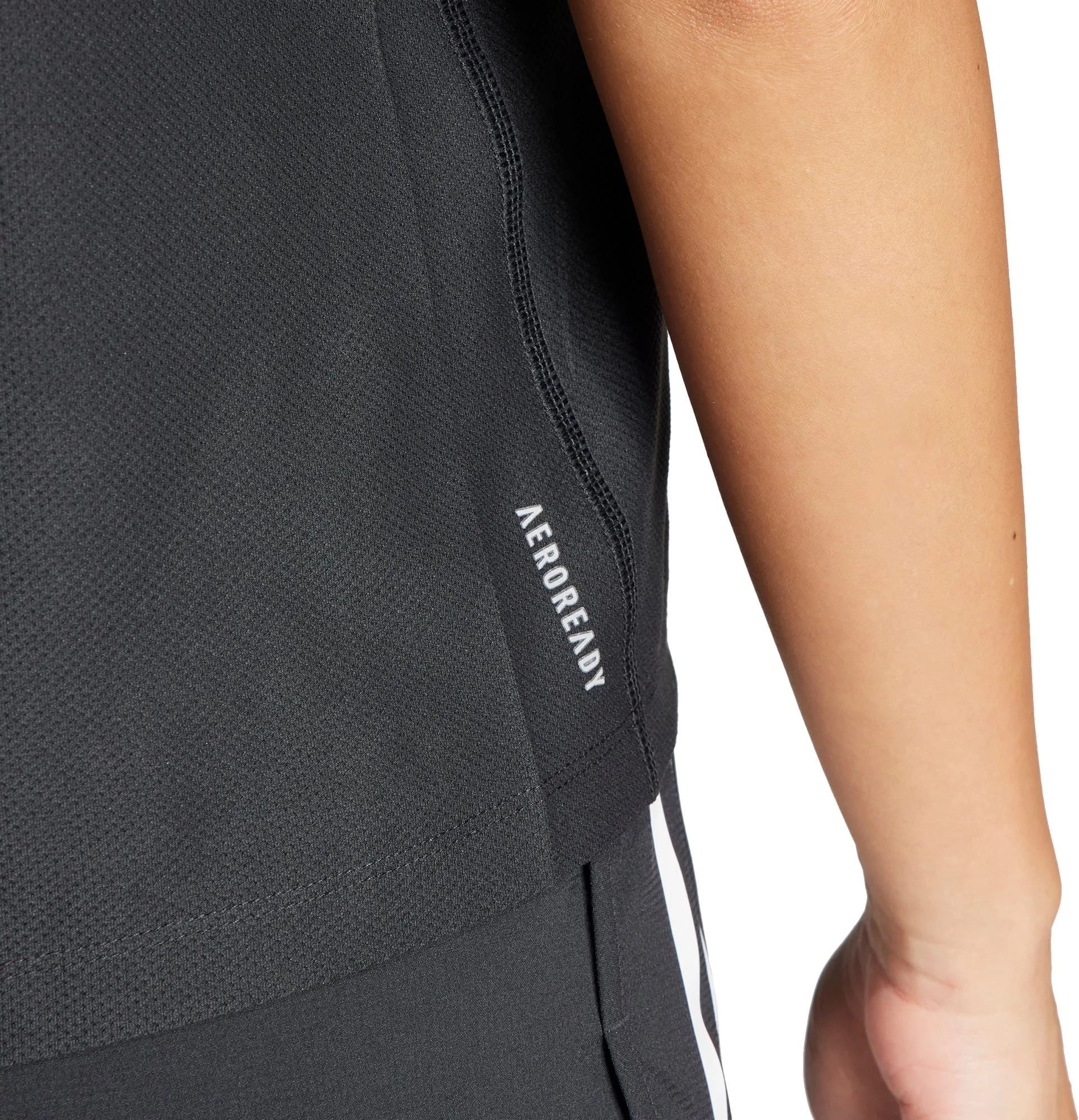 Bold and Comfortable adidas Own The Run Short Sleeve Womens Running Top - Black