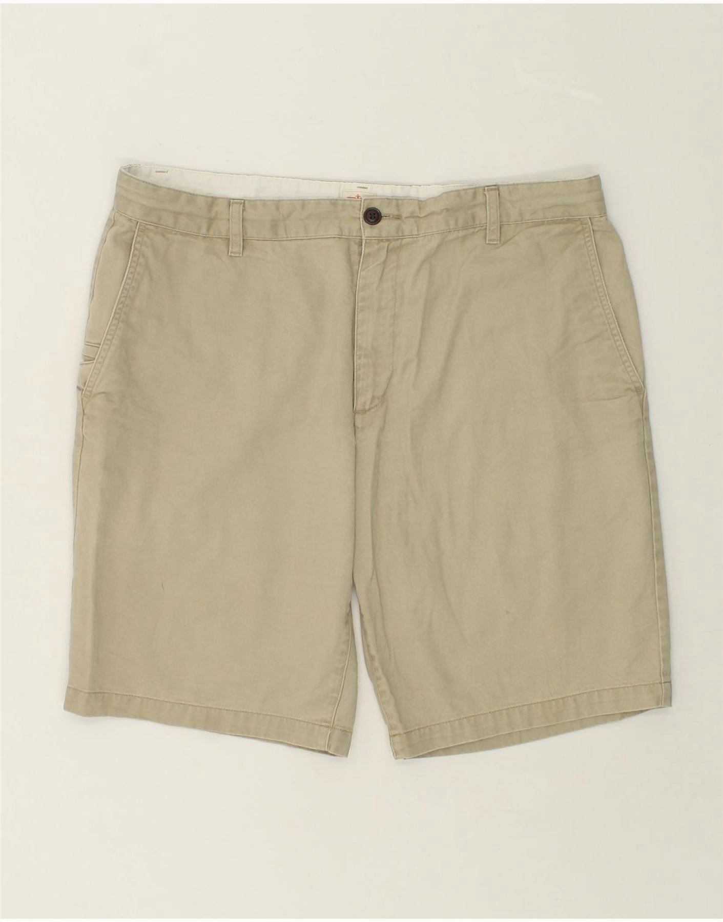 sophisticated appearance Seamless Waistband DOCKERS Mens Chino Shorts W36 Large Beige Cotton