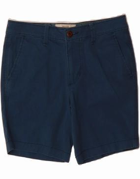 HOLLISTER Mens Chino Shorts W28 Small Blue Cotton No Cling Eco Friendly Dye Process