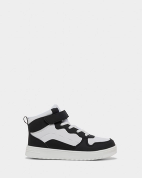 Hoop Hi B Black/White Open Fit