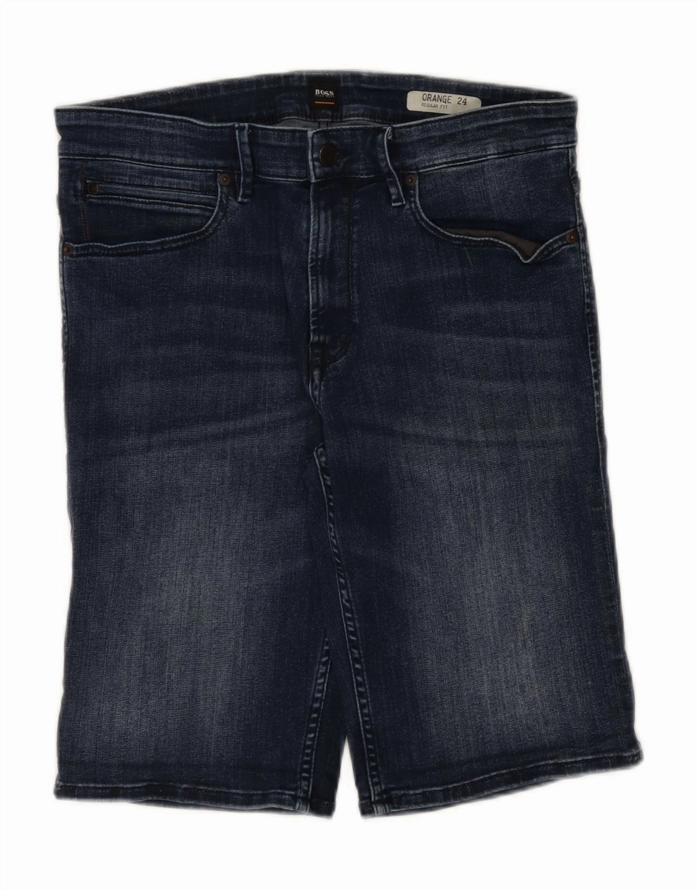 Weekend Style HUGO BOSS Mens Regular Fit Denim Shorts W33 Medium  Blue Cotton