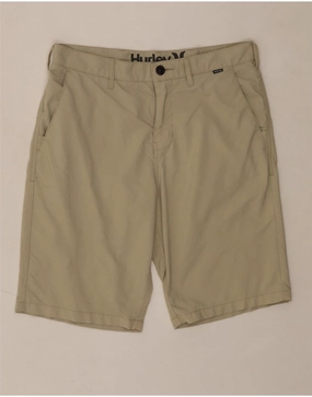 Sweat Resistant Coating HURLEY Mens Chino Shorts W30 Medium Beige Nylon