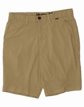 Dynamic Tension Control HURLEY Mens Chino Shorts W31 Medium Beige Polyester