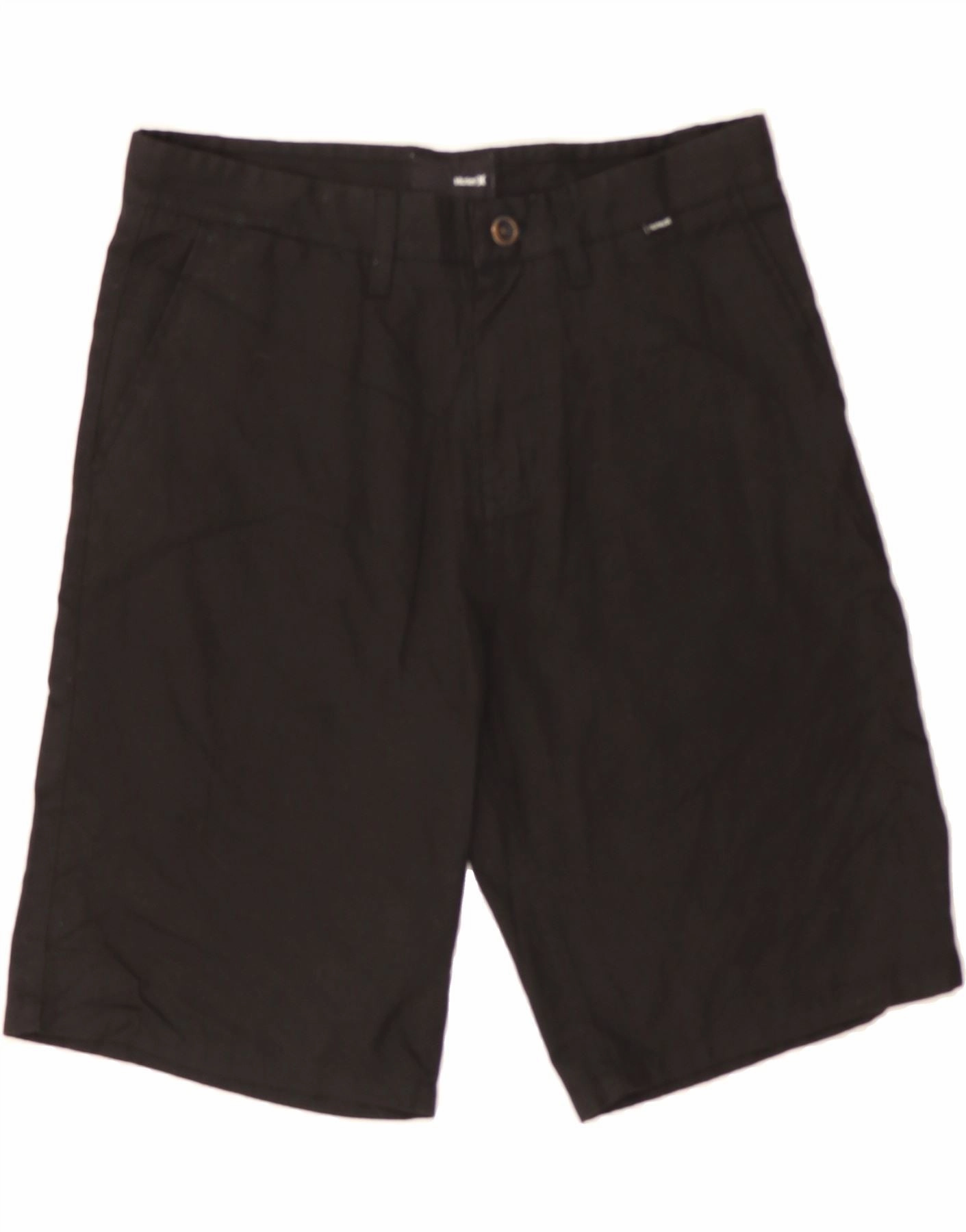 HURLEY Mens Chino Shorts W32 Medium Black TemperatureRegulating