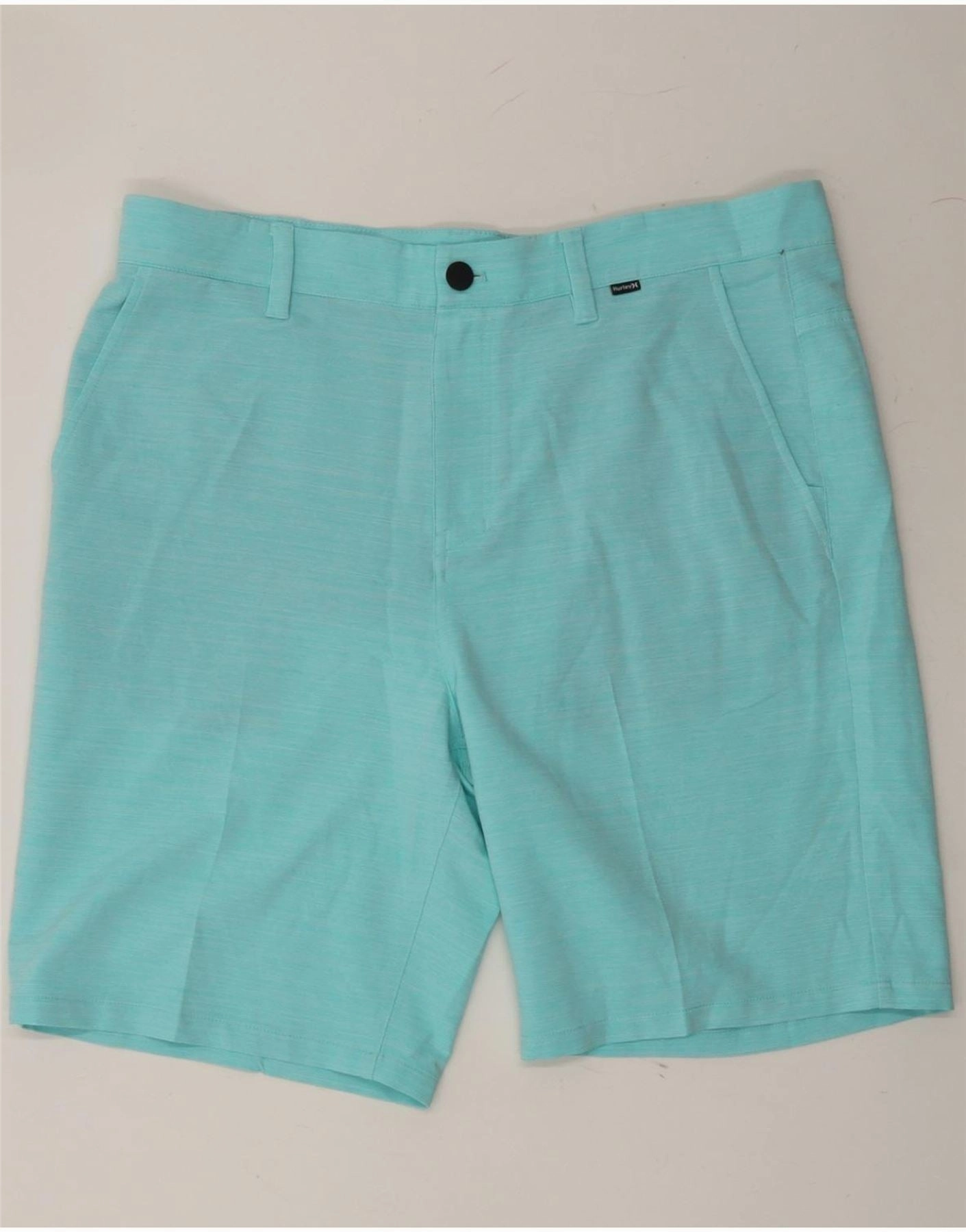 RipstopMaterial Compact Storage Feature HURLEY Mens Chino Shorts W36 Large Blue Polyester
