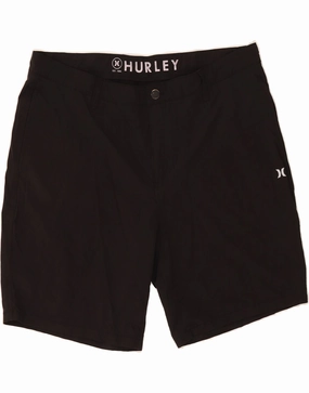 Dynamic Performance HURLEY Mens Chino Shorts W40 XL Black Polyester