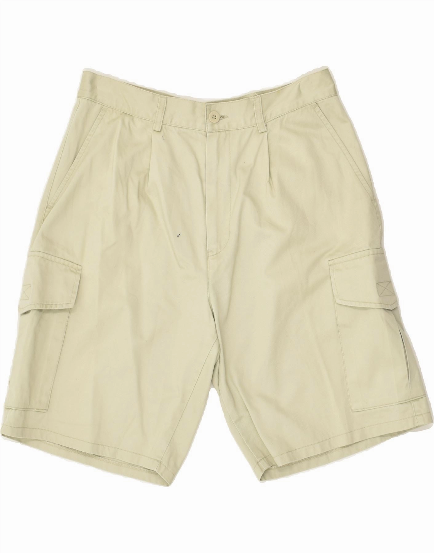 RIFLE Mens Cargo Shorts W34 Large Green Cotton Eco-friendly Breathable mesh lining