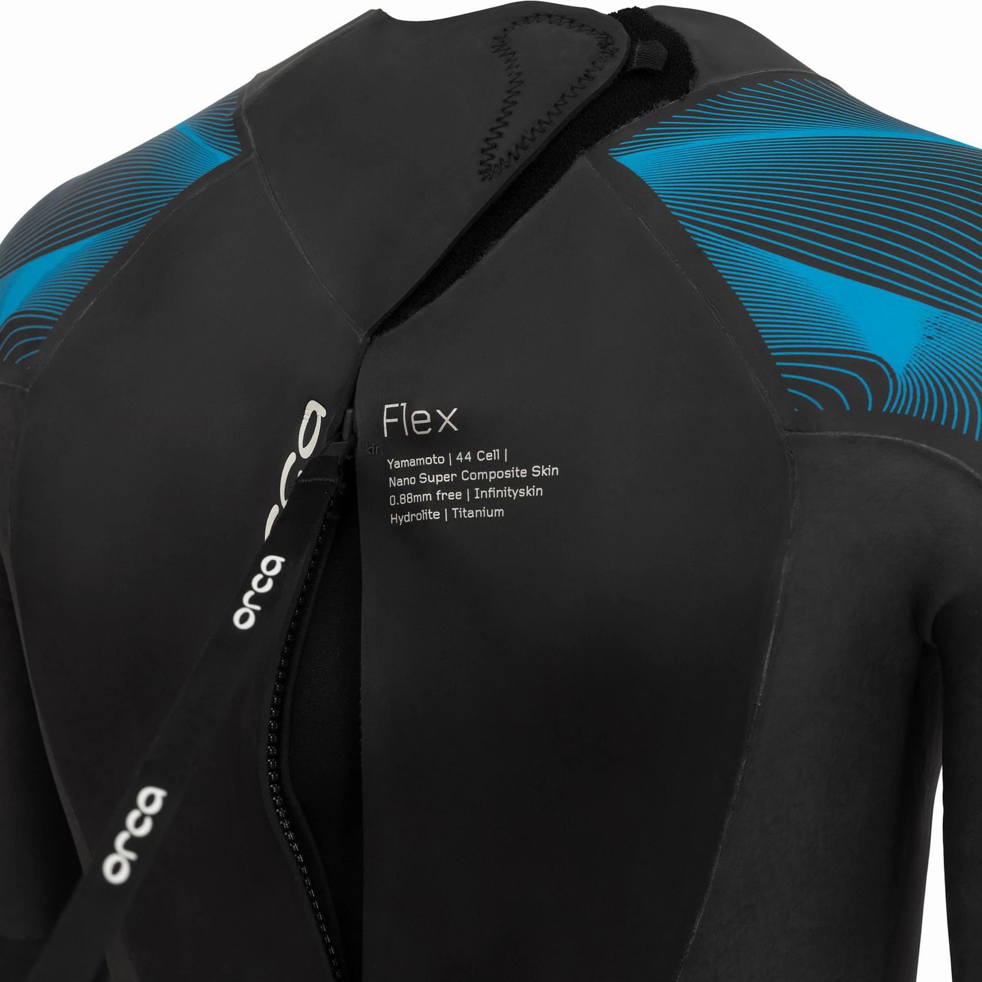 Orca Apex Flex Mens Wetsuit - Black CompressionFit RapidEvaporationFabric