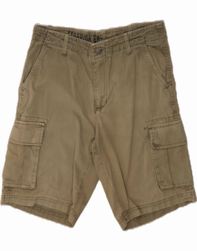 SCORPION BAY Mens Cargo Shorts W30 Medium  Brown Cotton Stay Cool Technology Street Ready