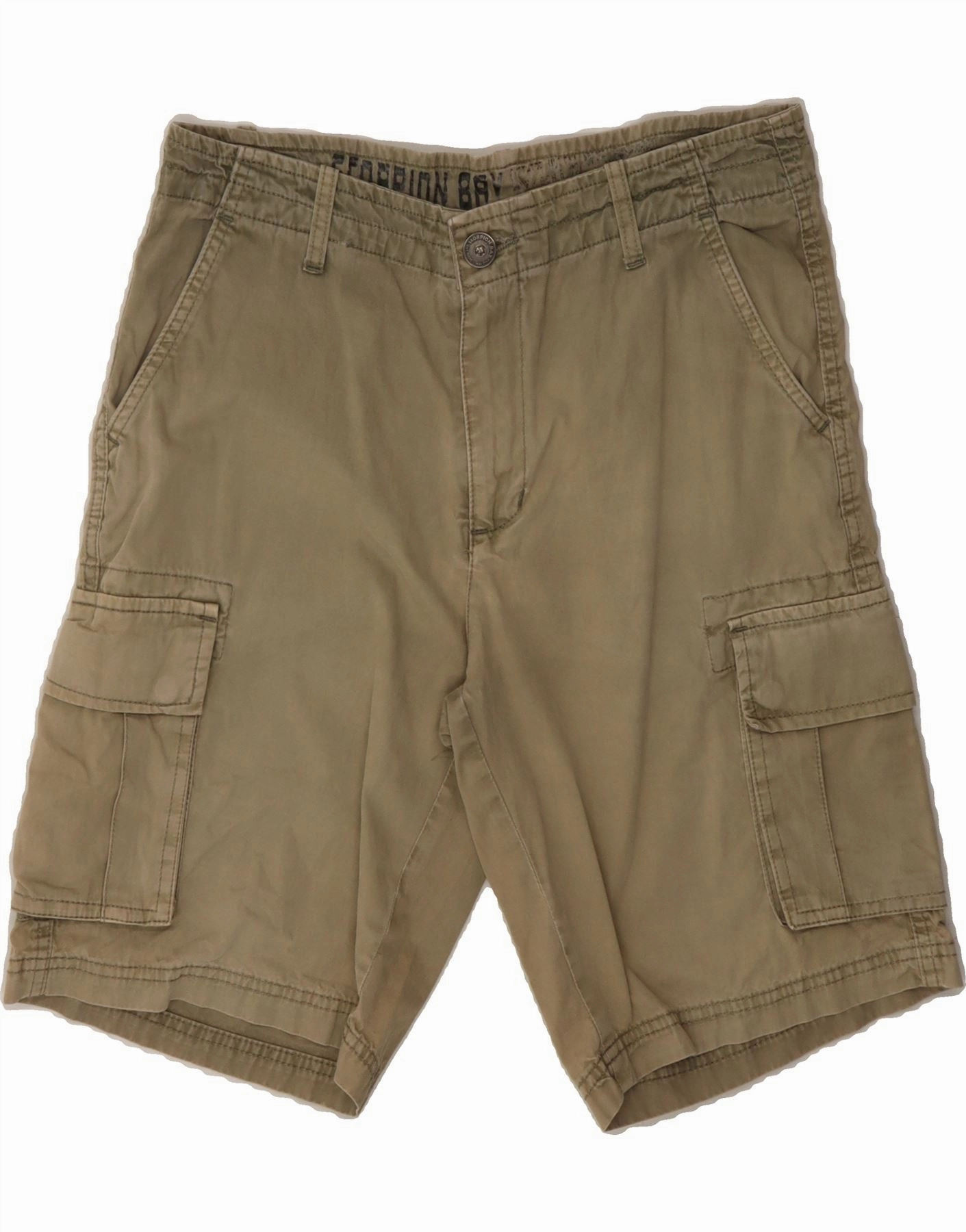 SCORPION BAY Mens Cargo Shorts W30 Medium  Brown Cotton Stay Cool Technology Street Ready