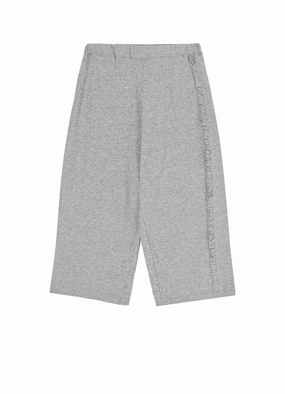 Soft Material COTTON JERSEY FRILL 4/5 LENGTH PANTS