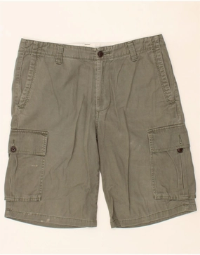Subtle Charm media industry DOCKERS Mens Cargo Shorts W32 Medium  Grey Cotton