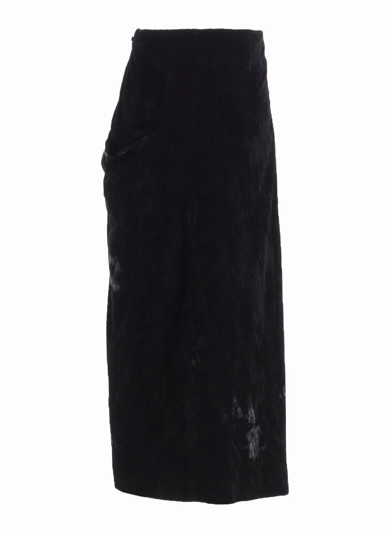 Free Movement Everyday Layer DISCHARGE-PRINTED VELVET SIDE DRAPE SKIRT