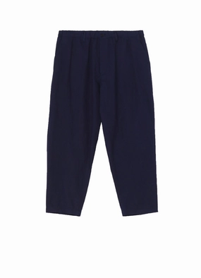 Versatile Style No Frills Fit INDIGO DYEING COTTON LINEN DOUBLE STITCH PANTS