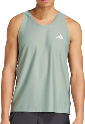 land mobile Emergency - response - suitable adidas Own The Run Mens Running Vest - Green