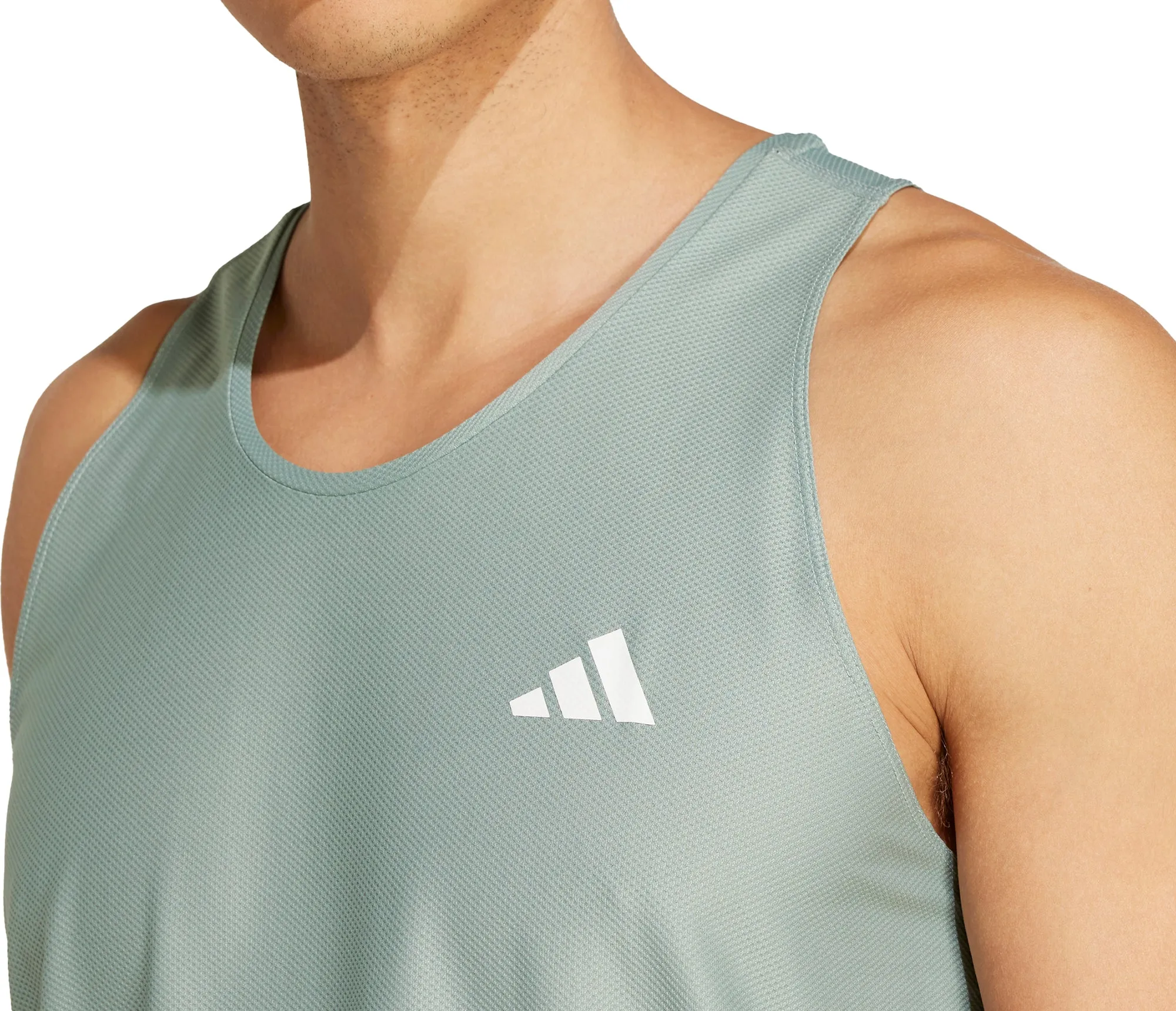 adidas Own The Run Mens Running Vest - Green Daily Fit