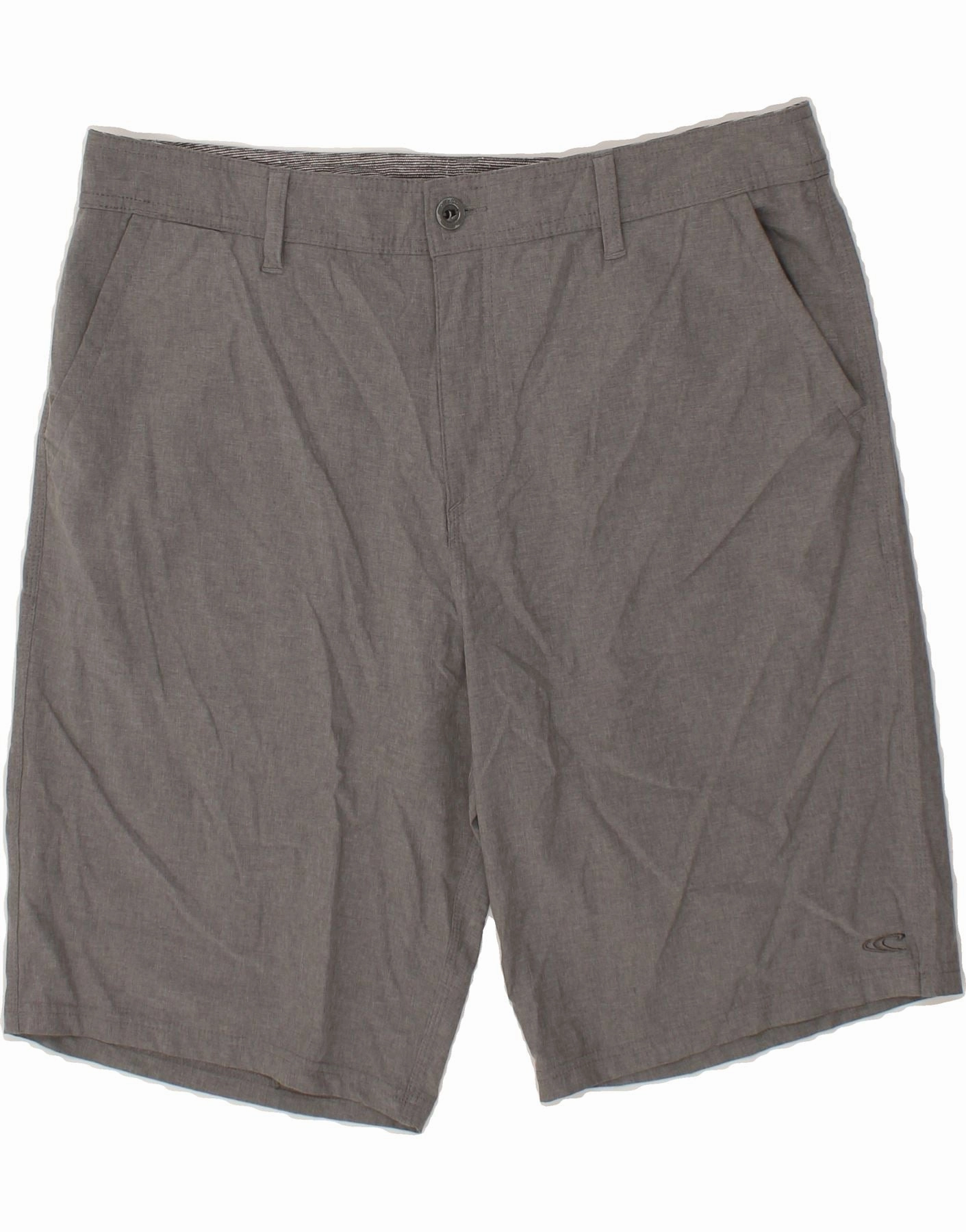 O'NEILL Mens Chino Shorts Large  Grey Polyester Hiking shorts