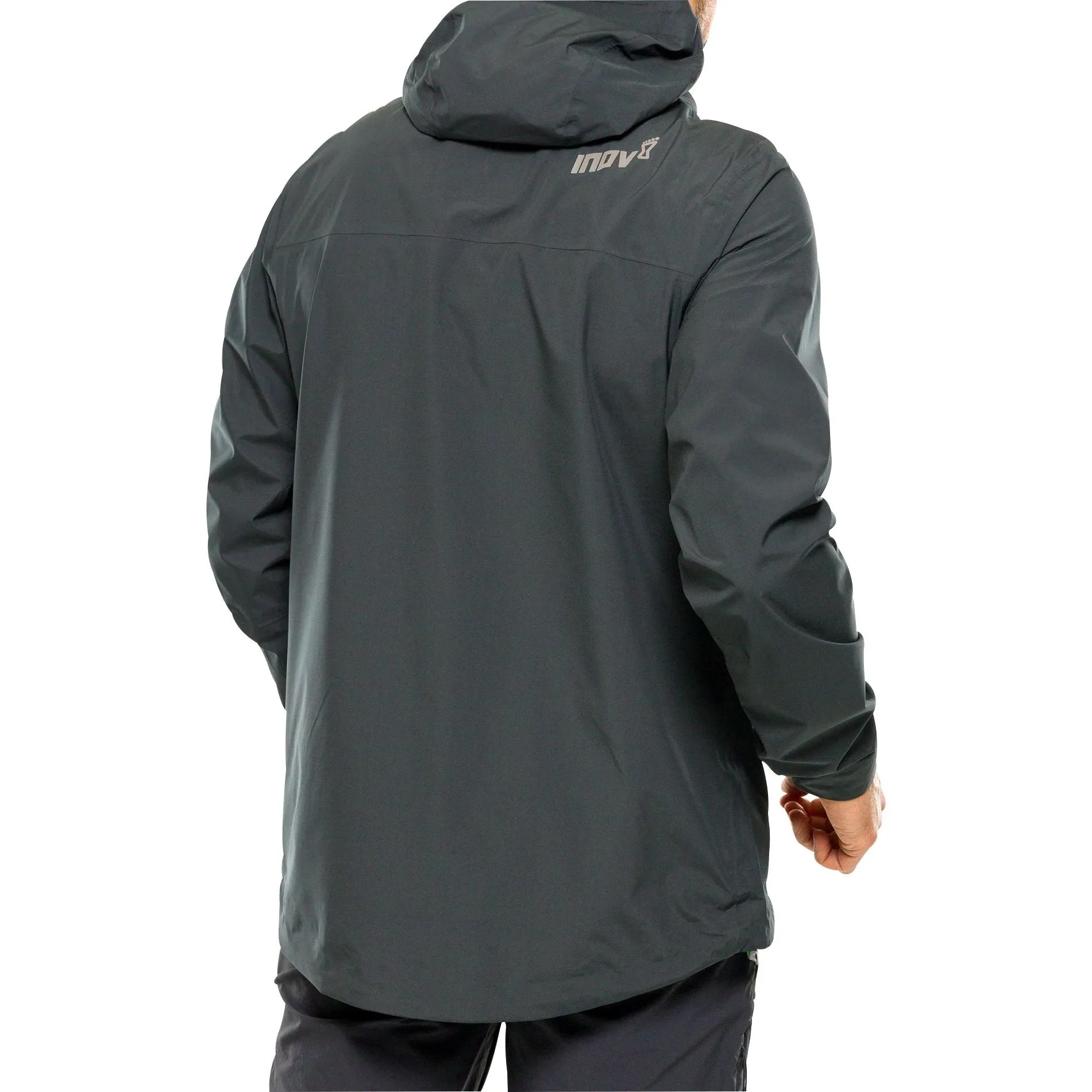 Ergonomic Paneling Inov8 VentureLite Mens Waterproof Jacket - Grey