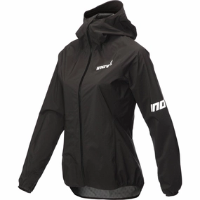 Cold Trails Resistant Shell Inov8 Stormshell Waterproof Womens Running Jacket - Black