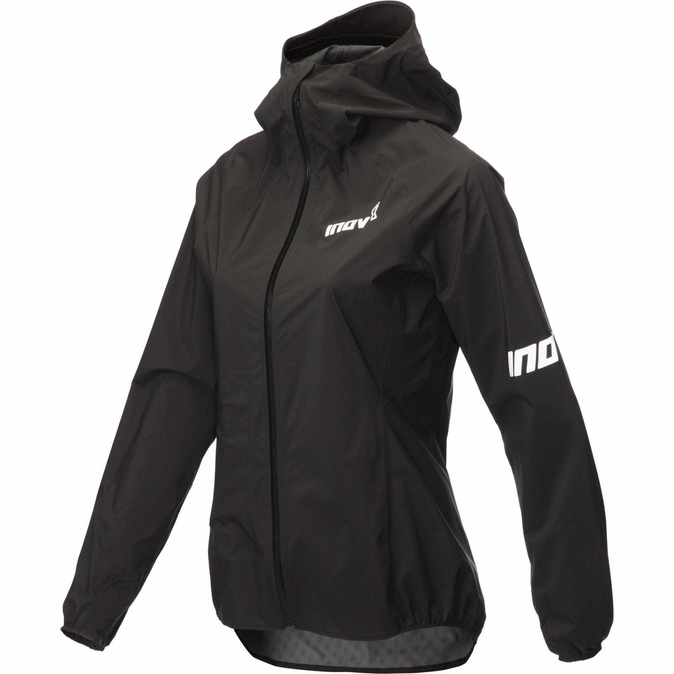 Anti Static Finish Maximize Inov8 Stormshell Waterproof Womens Running Jacket - Black
