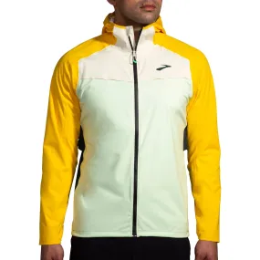 Brooks High Point Waterproof Mens Running Jacket - Yellow Allure Travel Day