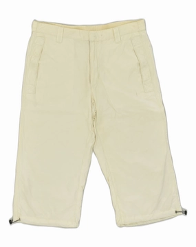 Luxury Feel INVICTA Mens Bermuda Shorts Large W34  Beige Cotton