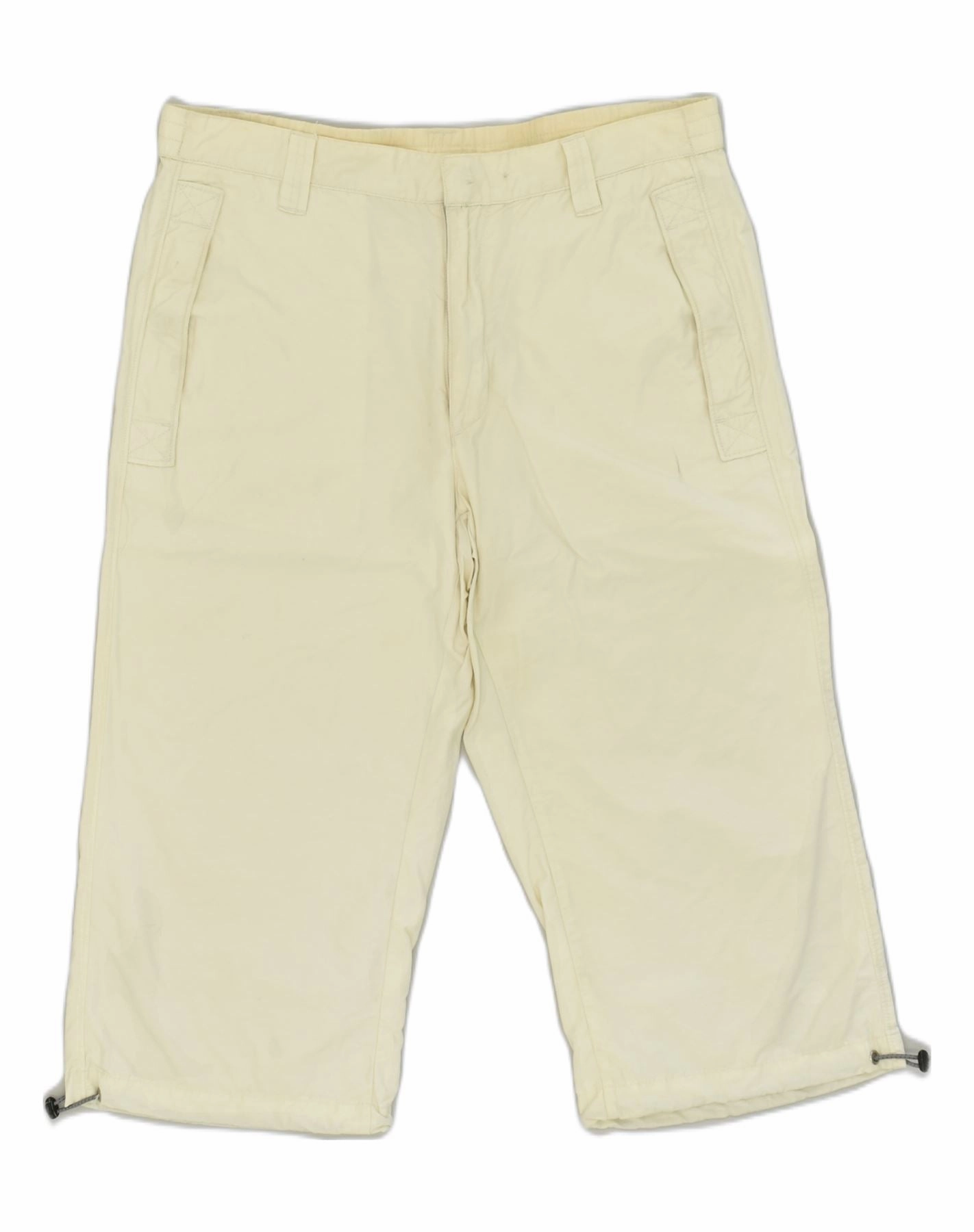 Luxury Feel INVICTA Mens Bermuda Shorts Large W34  Beige Cotton