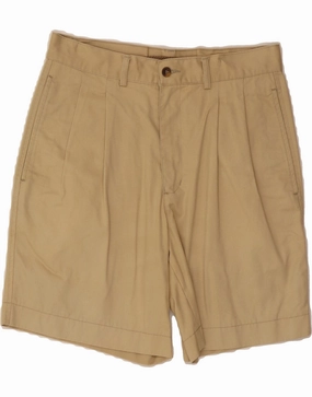 Beach essential INVICTA Mens Pegged Chino Shorts IT 46 Small W29  Beige Cotton