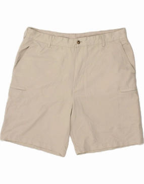 night out outfit IZOD Mens Cargo Shorts W40 XL Beige Polyester
