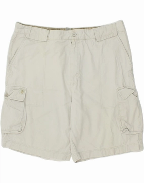 High-End Option ReinforcedStressPoints IZOD Mens Cargo Shorts W40 XL Grey Cotton
