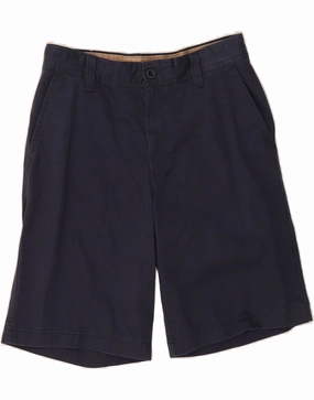 Ombre effect One-of-a-kind IZOD Mens Chino Shorts W30 Medium  Navy Blue Cotton