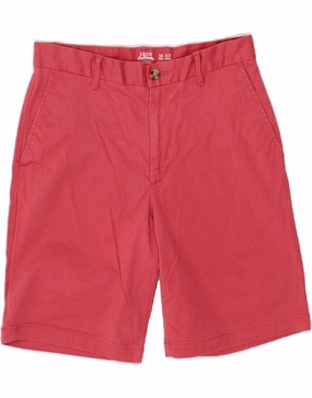 Sport Fit IZOD Mens Chino Shorts W30 Medium Pink Cotton