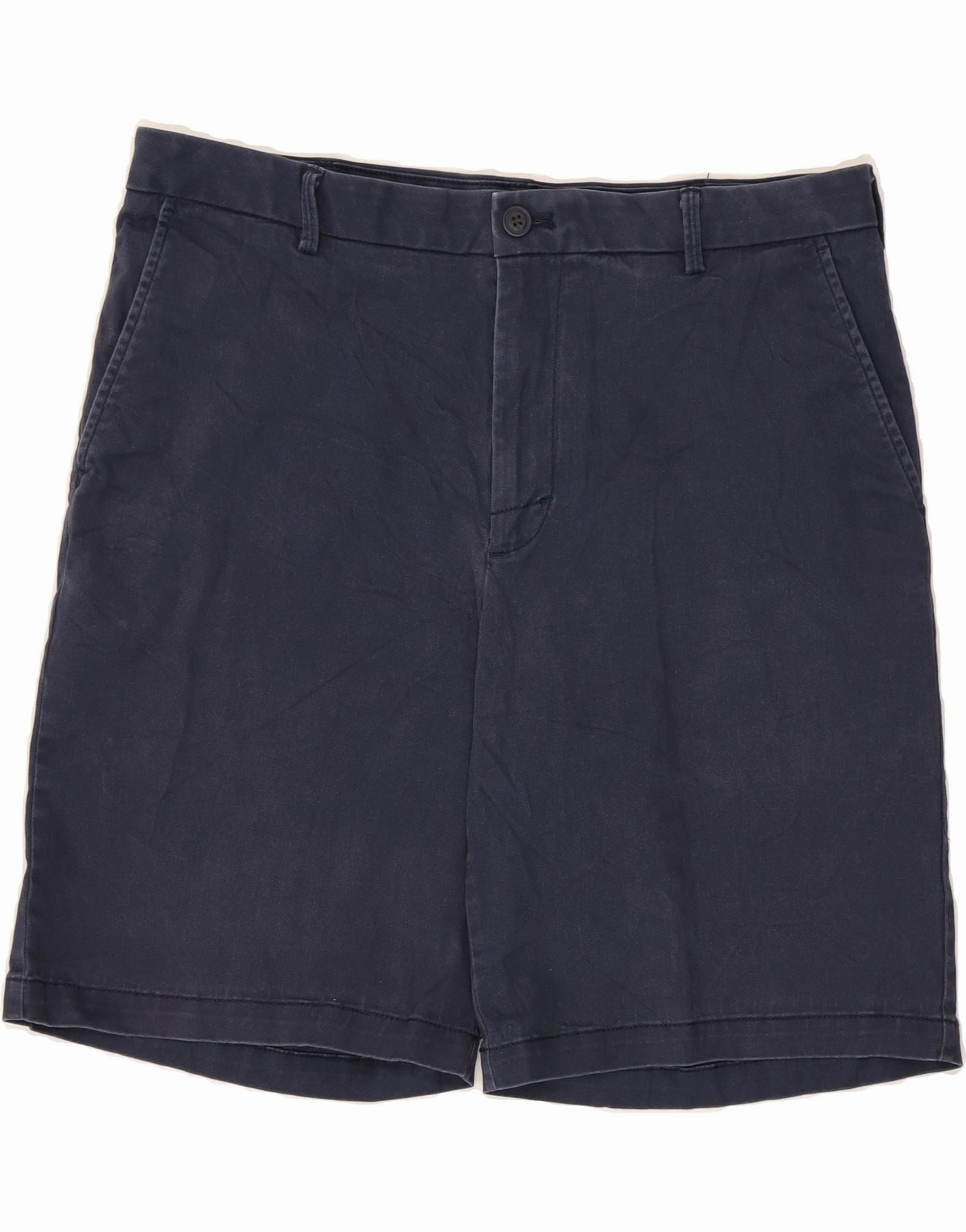 Fitness wear Odor Control Technology IZOD Mens Chino Shorts W34 Large  Navy Blue Cotton