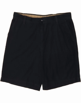 Travel Flex jewelry IZOD Mens Chino Shorts W36 Large  Navy Blue Cotton