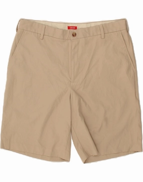 Active Design IZOD Mens Chino Shorts W38 XL Beige Polyester