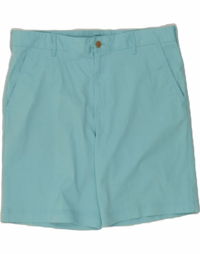 IZOD Mens Chino Shorts W38 XL  Blue Cotton Odor-resistant