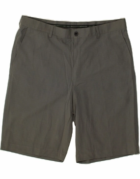 Classic Vibe IZOD Mens Chino Shorts W38 XL Grey Polyester