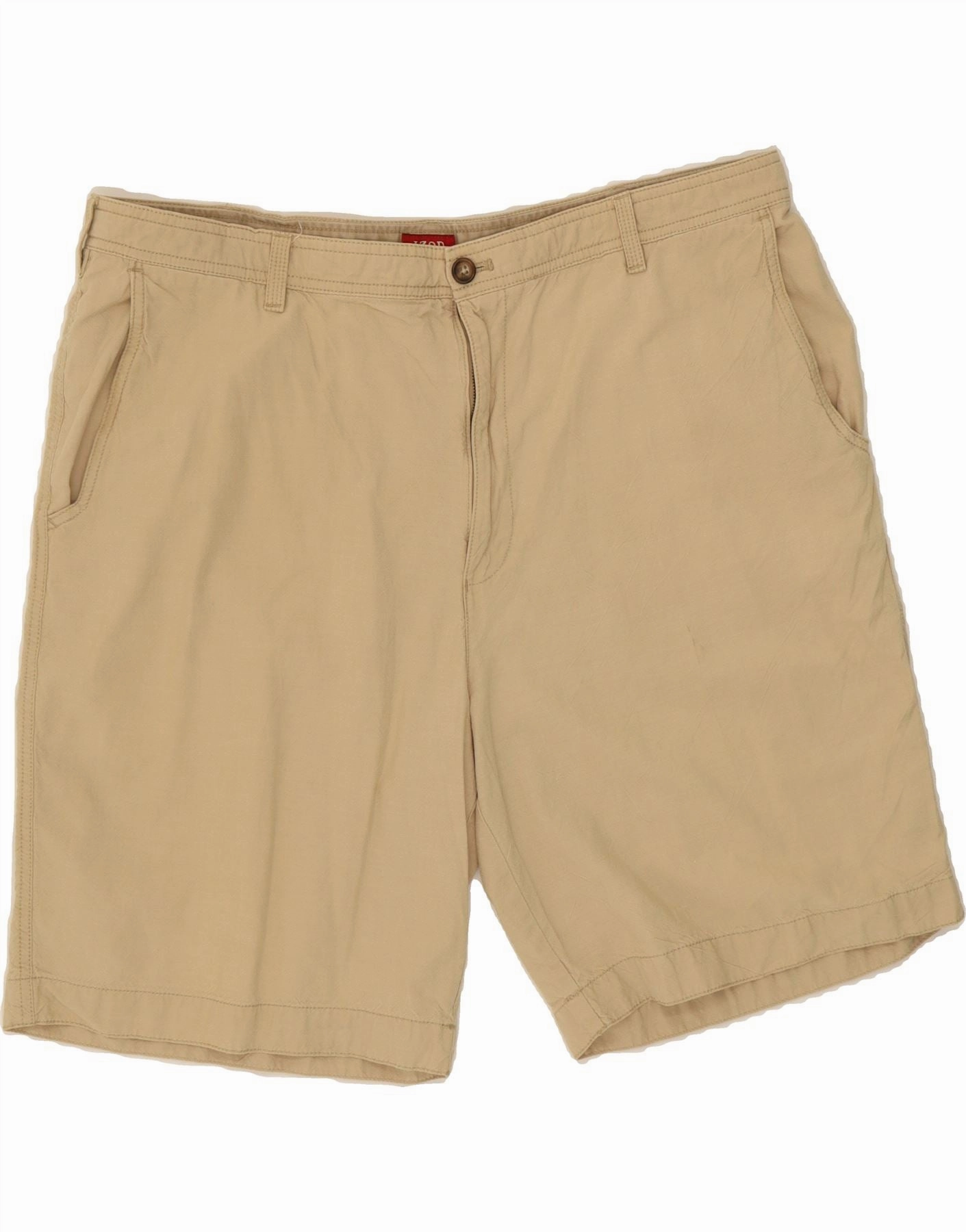 spring shorts IZOD Mens Chino Shorts W40 XL Beige