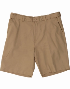 fishing attire IZOD Mens Chino Shorts W40 XL Beige Polyester