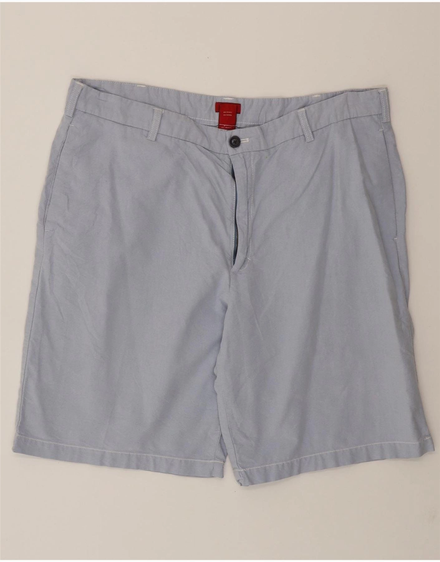 color - fast Active Wear Fit IZOD Mens Chino Shorts W40 XL Blue Cotton