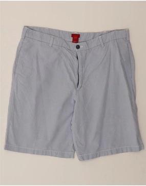 color - fast Active Wear Fit IZOD Mens Chino Shorts W40 XL Blue Cotton