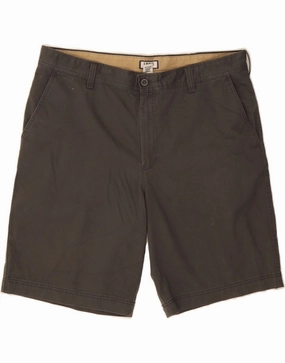 Tactical Storage Solutions IZOD Mens Chino Shorts W40 XL Grey Cotton