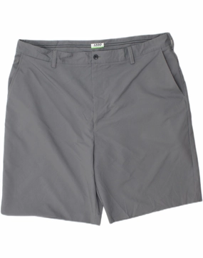 Valentine's gift IZOD Mens Chino Shorts W42 2XL Grey