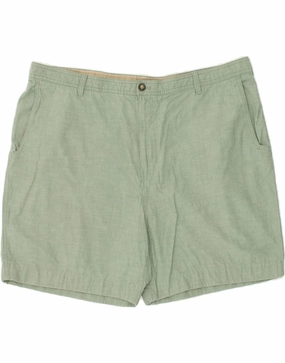 Exclusive item fall shorts IZOD Mens Chino Shorts W44 2XL Green Cotton