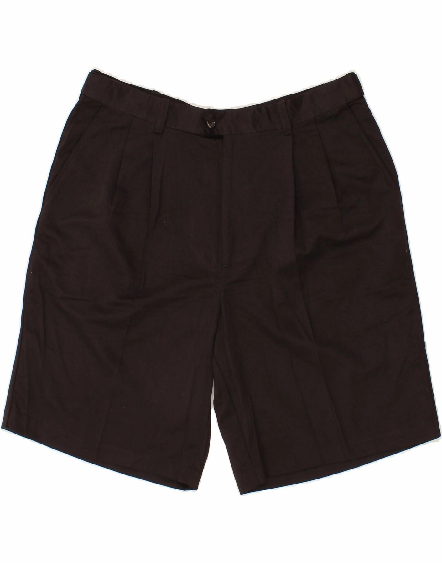 IZOD Mens Golf Pegged Chino Shorts W36 Large Black Polyester High-End Quality sports accessory