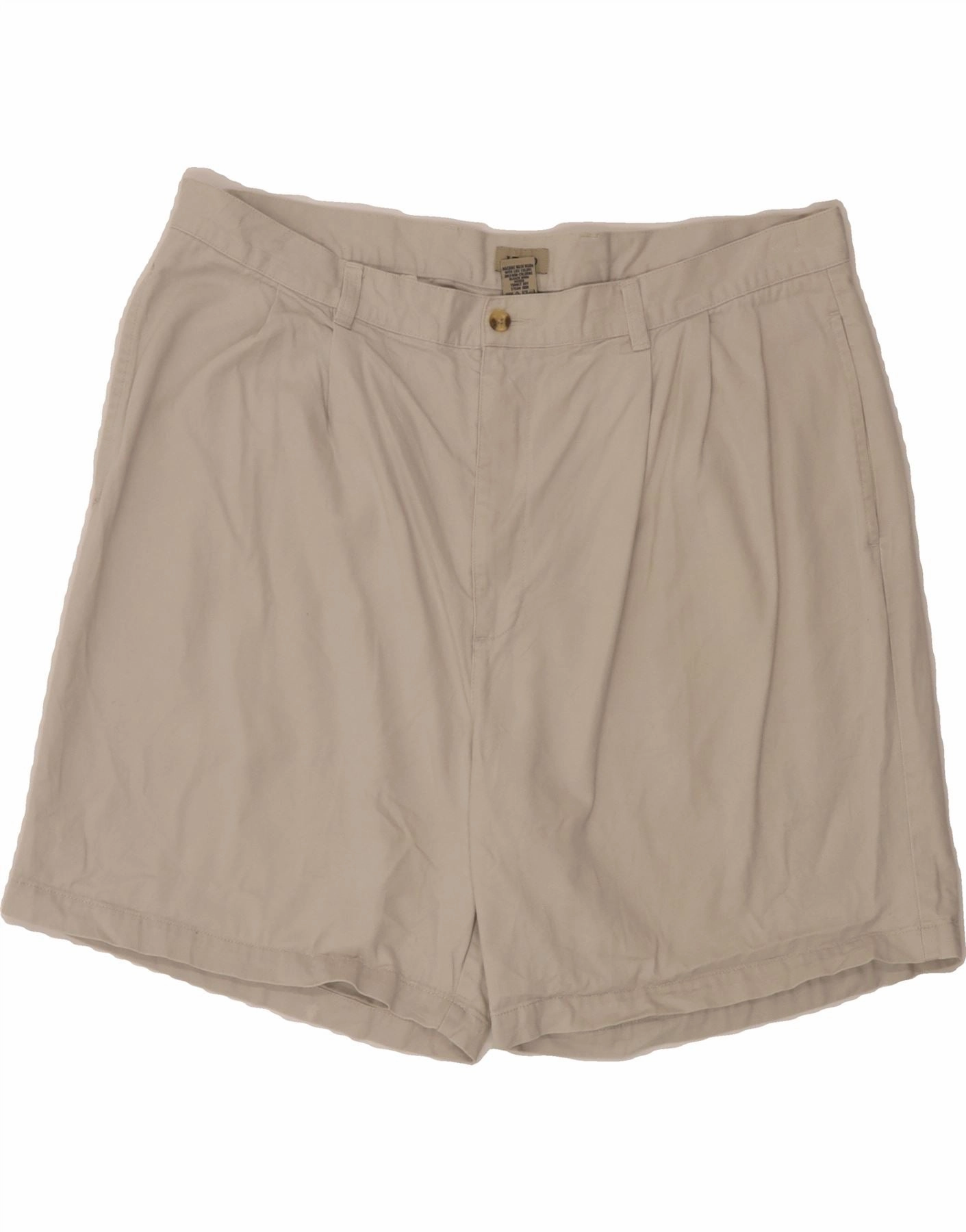 Secure Zipper Closure IZOD Mens Pegged Chino Shorts W40 XL  White Cotton